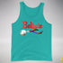 Believe Progress Pride LGBTQ Jingle Bell Premium Tank Top - Teal